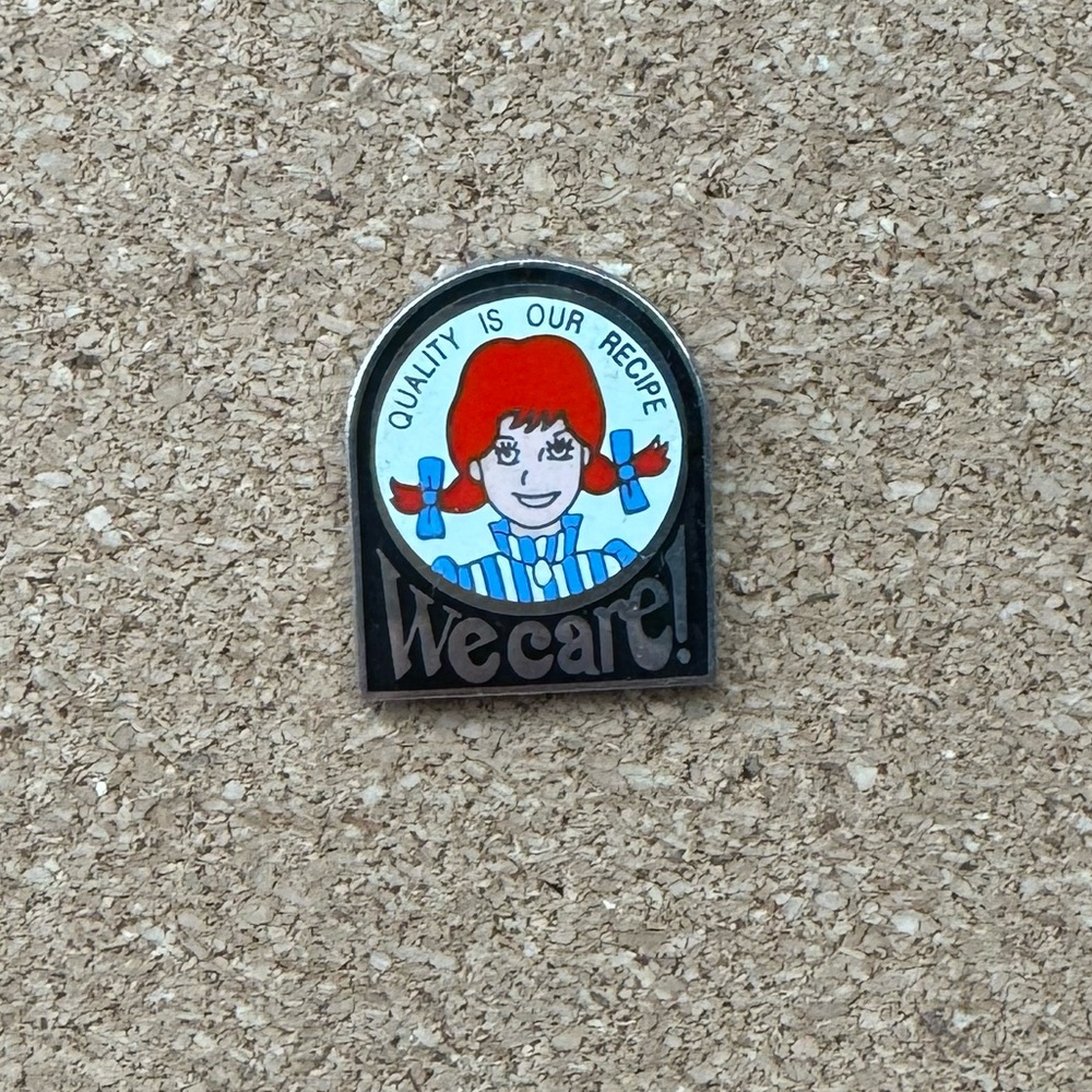 Vintage 1980’s Wendy’s Pin!